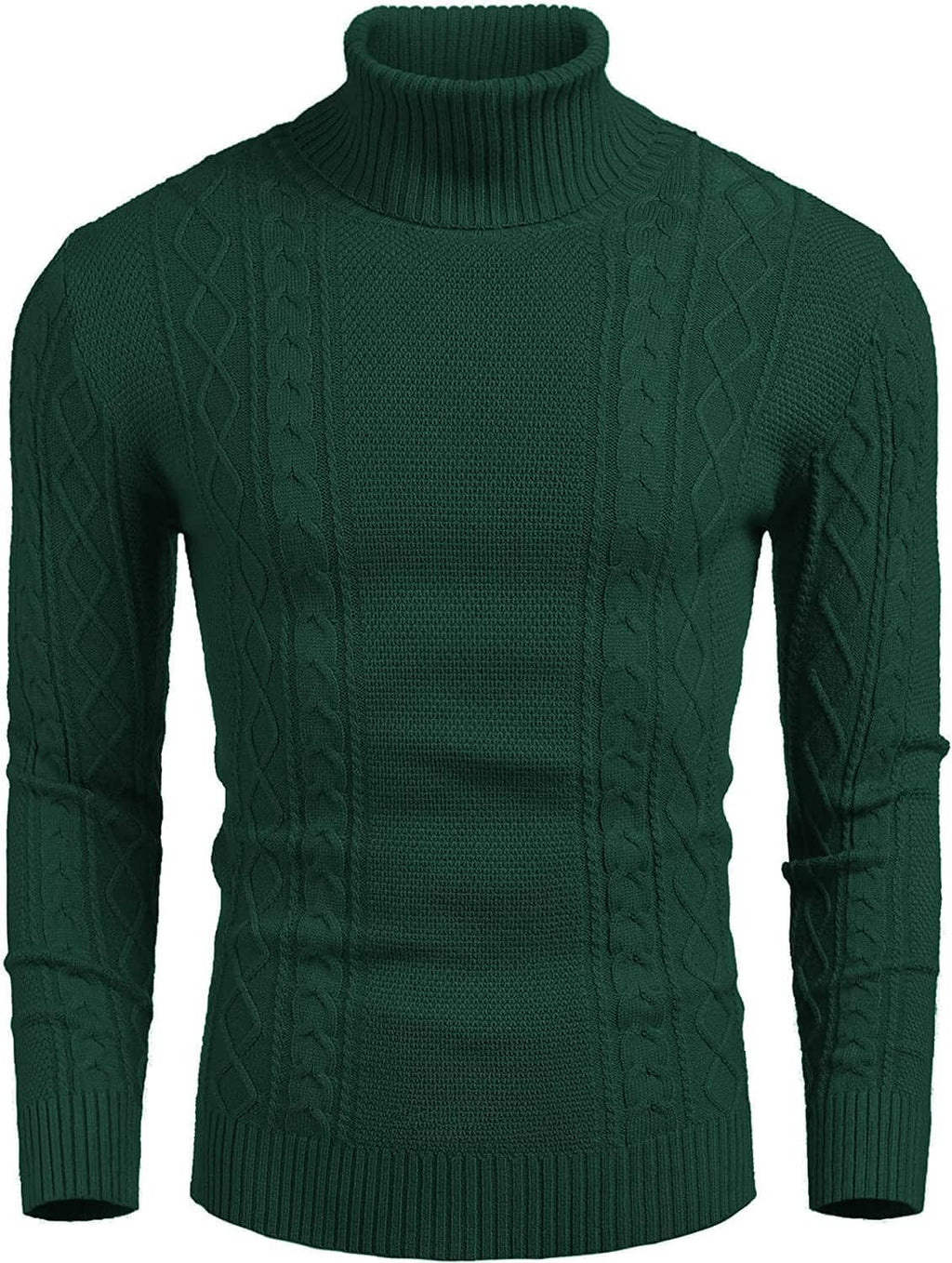 Rollkragen Casual Cable Strick Pullover Pullover