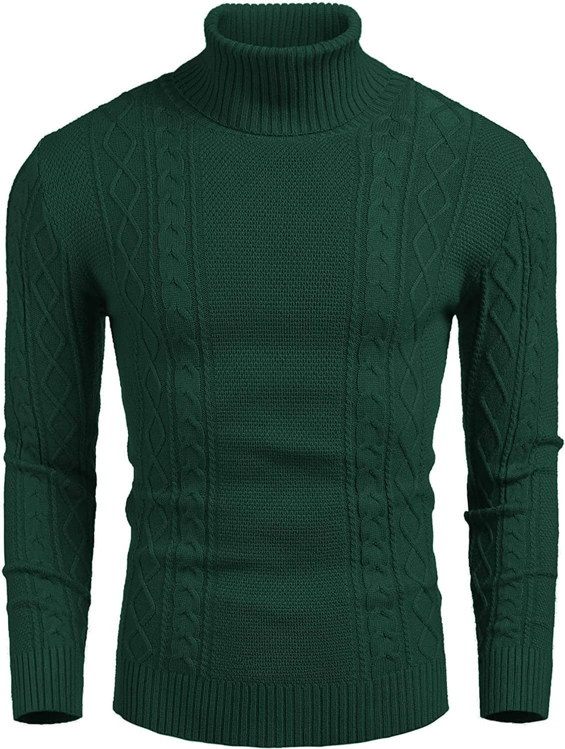 Rollkragen Casual Cable Strick Pullover Pullover