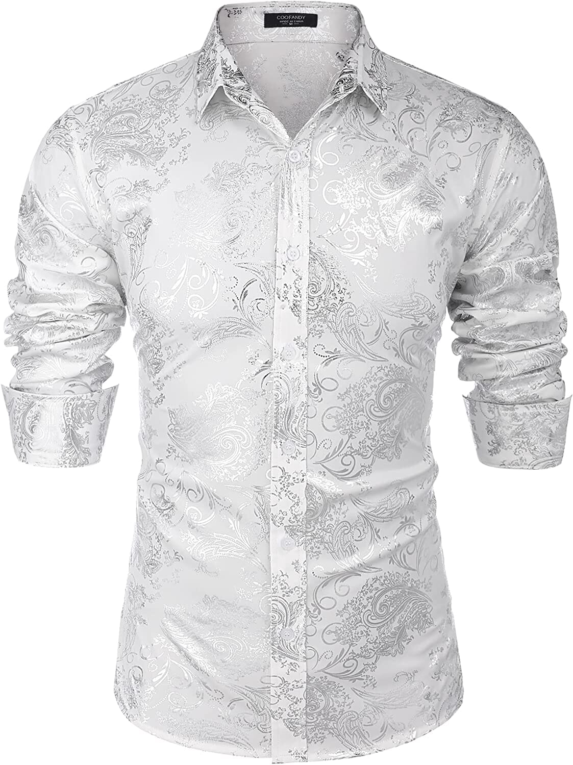 Luxus Design Blumen Dress Hemd