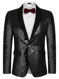 Shiny Sequin Blazer Tuxedo Anzug