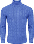 Slim Fit Rollkragen Twisted Strick Pullover Pullover
