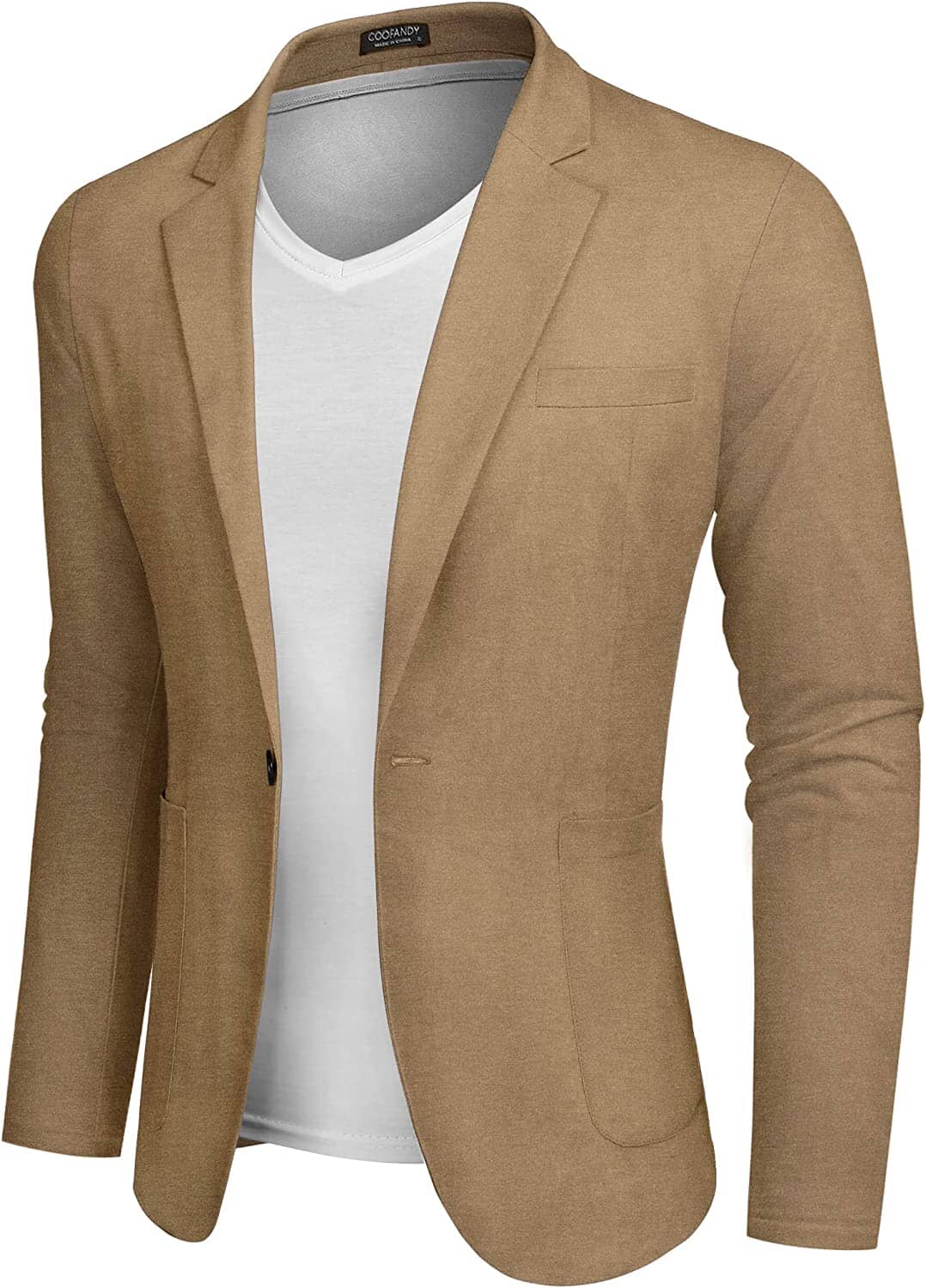 Casual Regular Fit Lightweight Leinen Blazer