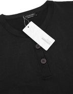 Lang Ärmel Henley Pullover