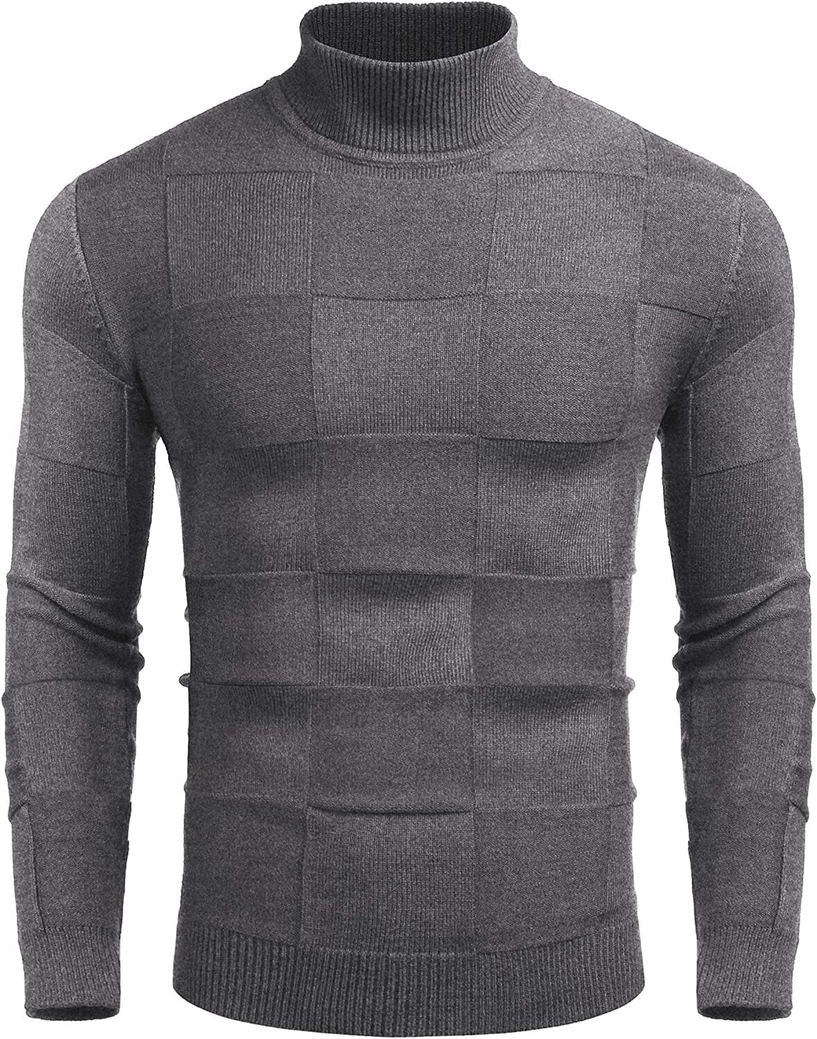 Ribbed Strick Pullover Pullover Turtneck Pullover