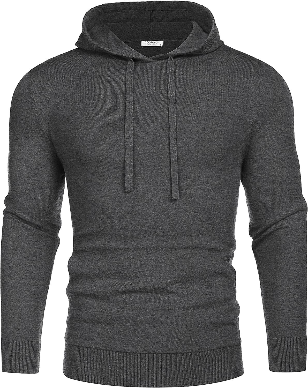 Lang Ärmel Strick Pullover Mit Kapuze Pullover