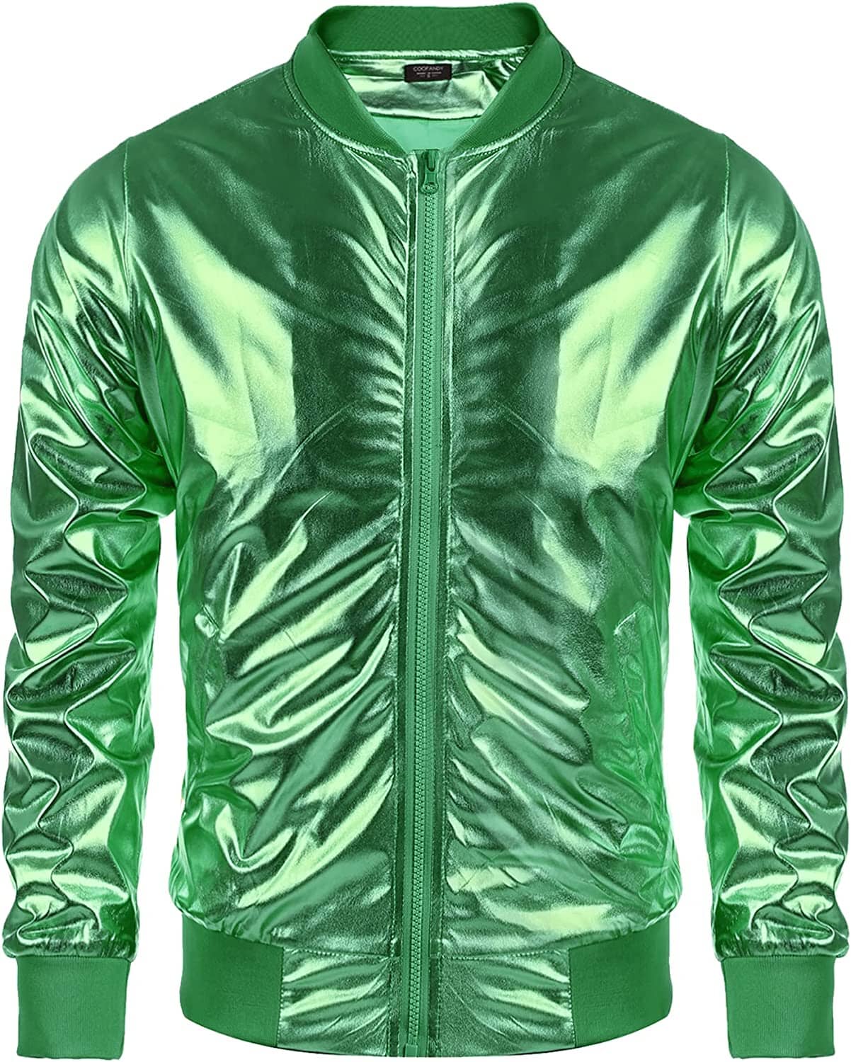 70s Disco Christmas Party Zip-up Jacke