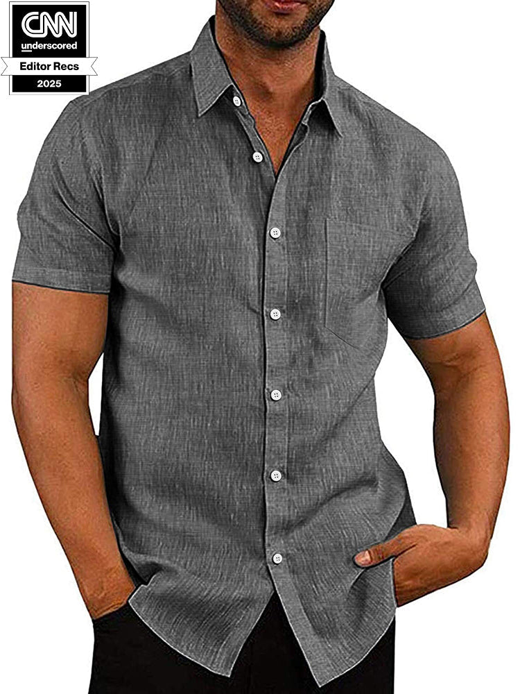 Kurz Ärmel Casual Hemd
