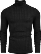 Rollkragen Patterned Strick Pullover Pullover