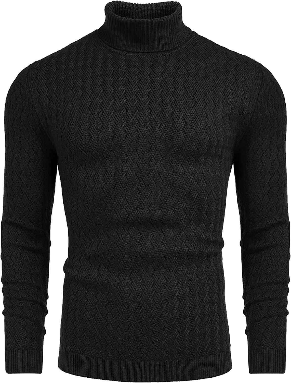Rollkragen Patterned Strick Pullover Pullover