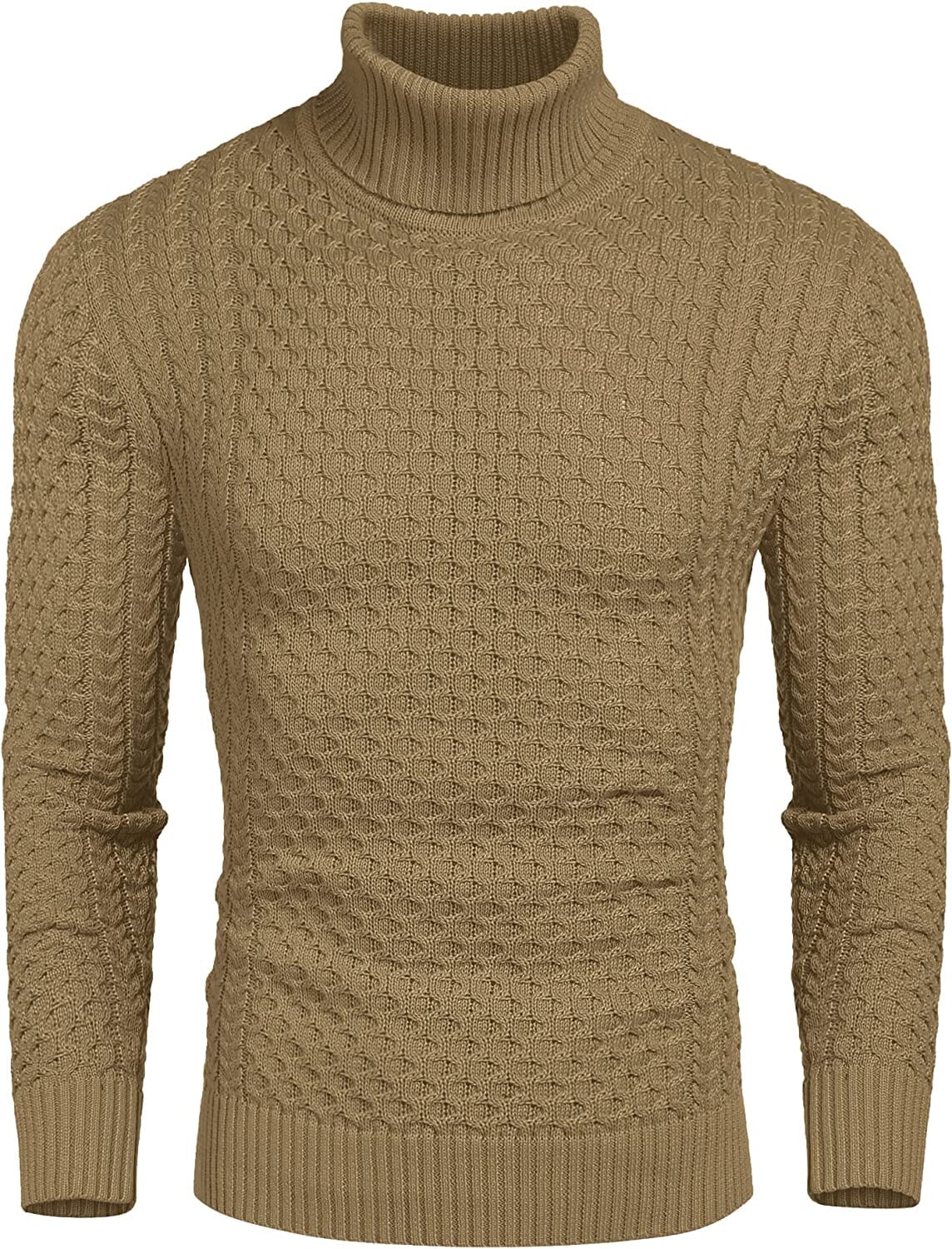 Slim Fit Rollkragen Twisted Pullover