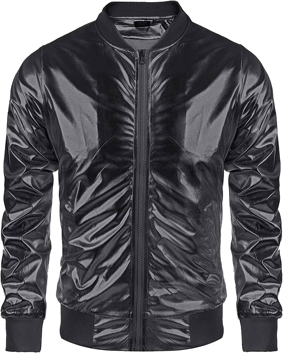 70s Disco Christmas Party Zip-up Jacke
