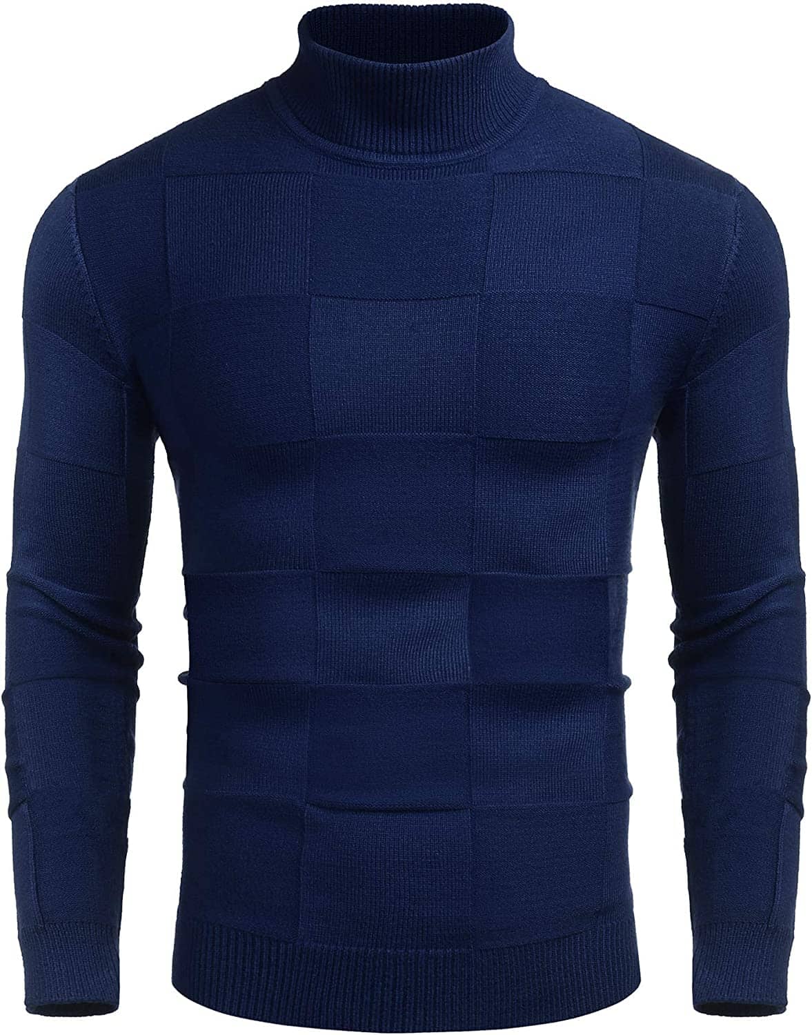 Ribbed Strick Pullover Pullover Turtneck Pullover