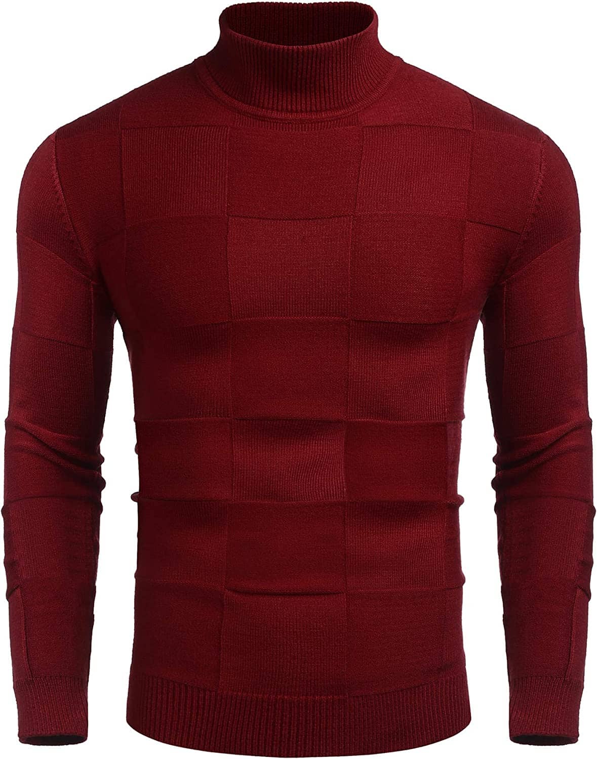 Ribbed Strick Pullover Pullover Turtneck Pullover
