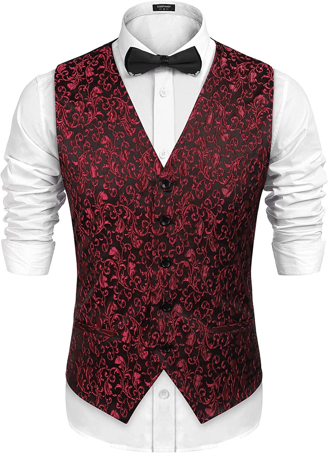 Blumen Victorian Tuxedo Anzug Weste