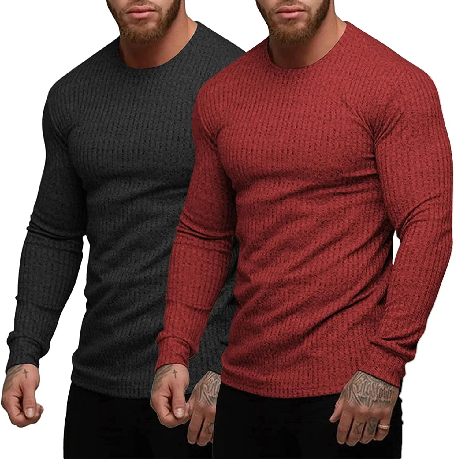 2-Pack Stretch Gym Bodybuilding T-Hemd