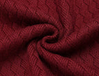 Rollkragen Patterned Strick Pullover Pullover
