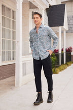 Blumen Dress Slim Hemd (US Only)
