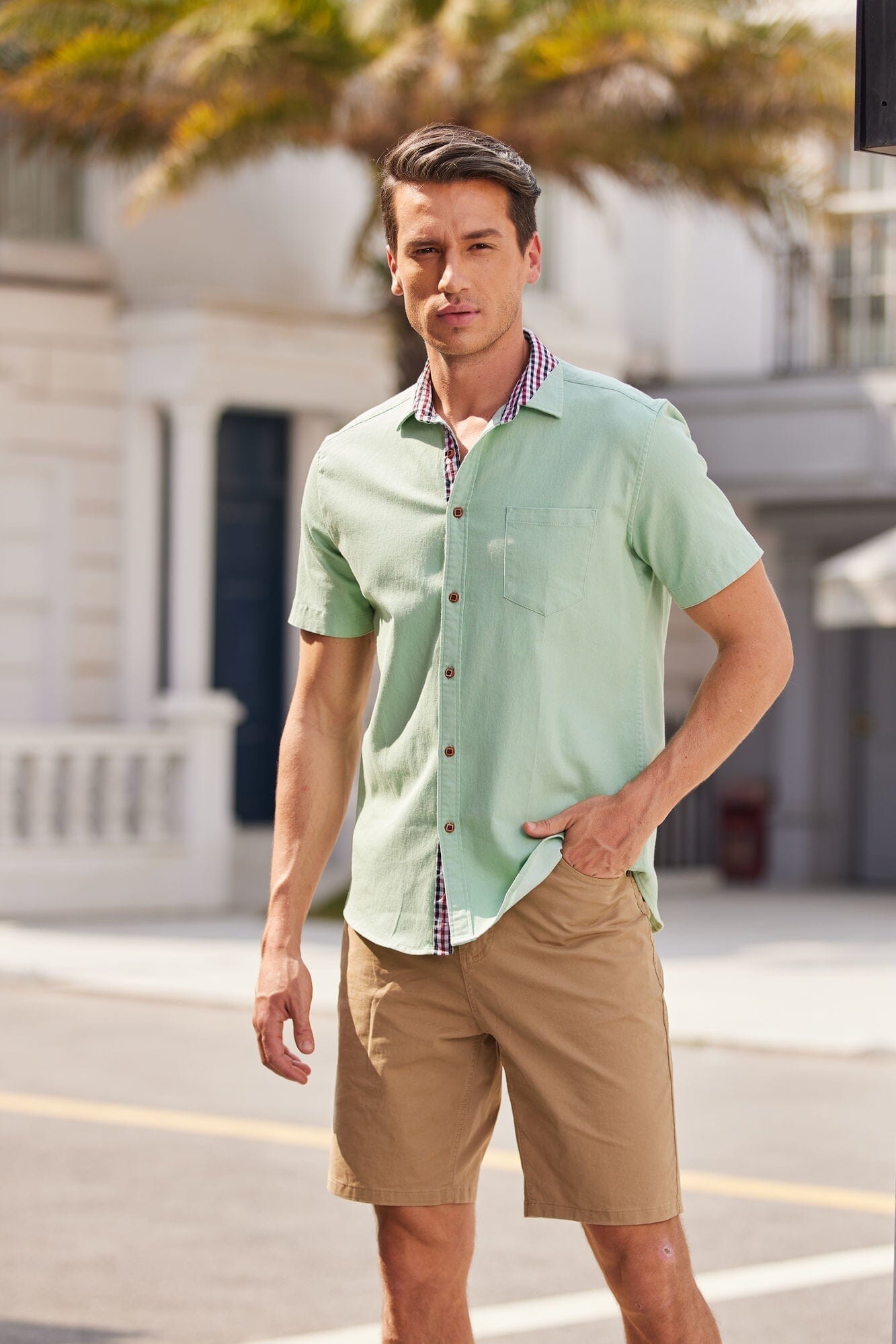Casual Denim Work Hemden