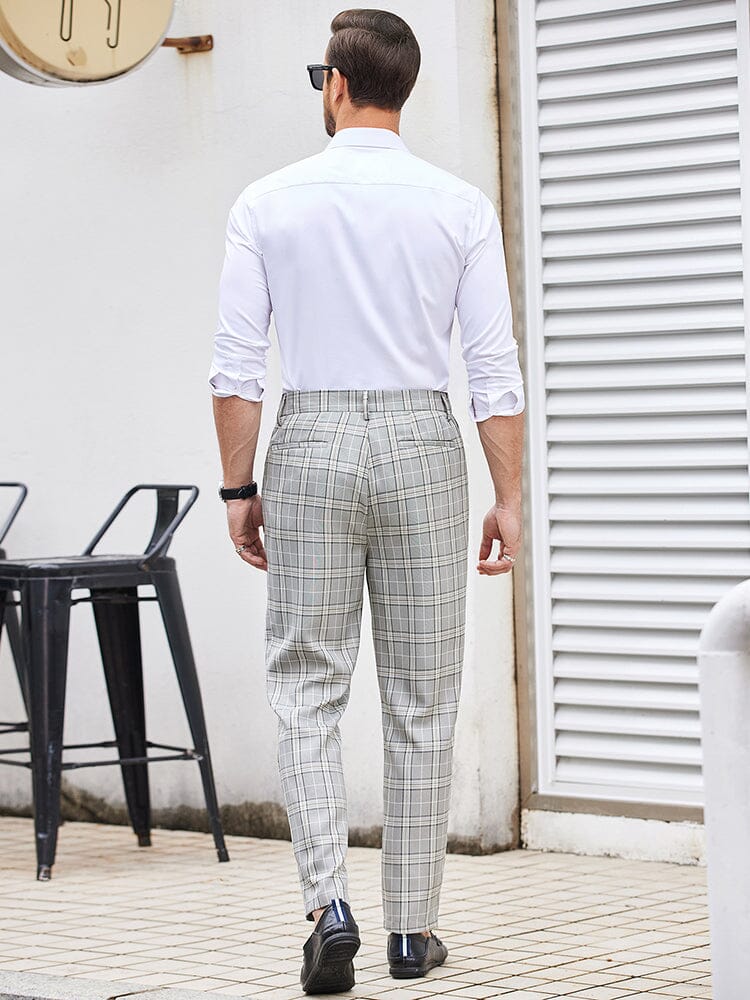 Casual Plaid Anzug Hose
