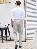Casual Plaid Anzug Hose