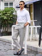 Casual Plaid Anzug Hose
