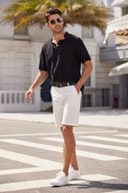 Leinen Henley T-Hemd