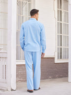 Casual Leinen 2 Teil Strand Set