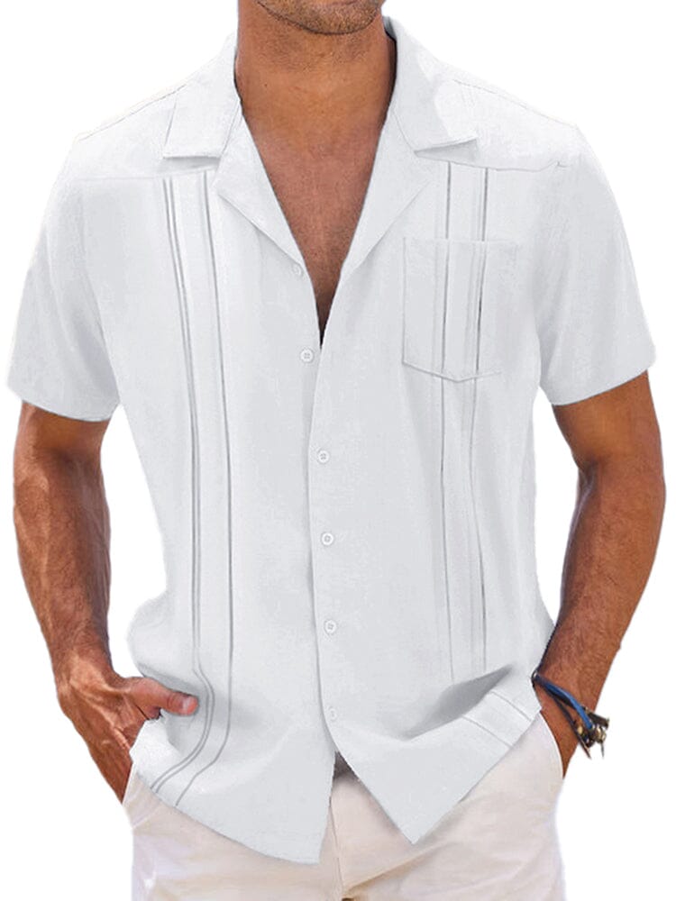 Casual Leinen Relaxed Fit Hemd