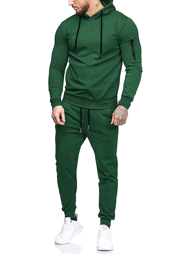 Casual 2-Teil Mit Kapuze Running Sport Anzug Sets