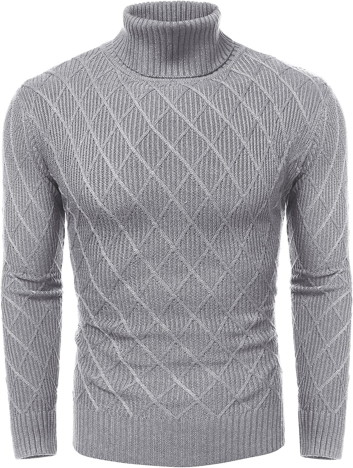 Slim Fit Dick Baumwolle Pullover Rollkragen Pullover