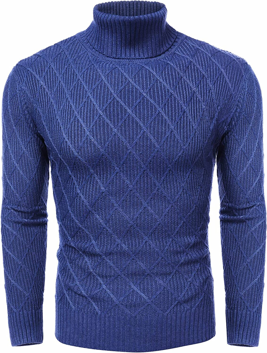 Slim Fit Dick Baumwolle Pullover Rollkragen Pullover