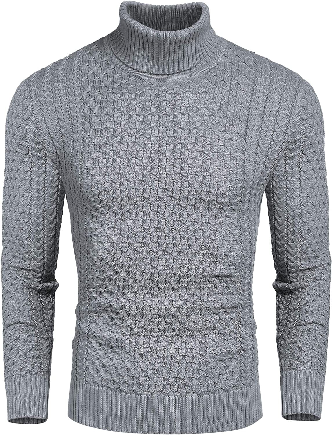 Slim Fit Rollkragen Twisted Pullover