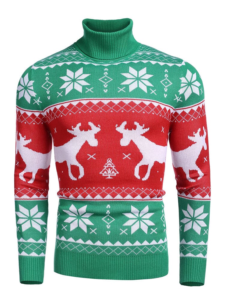 Slim Fit Rollkragen Twisted Pullover
