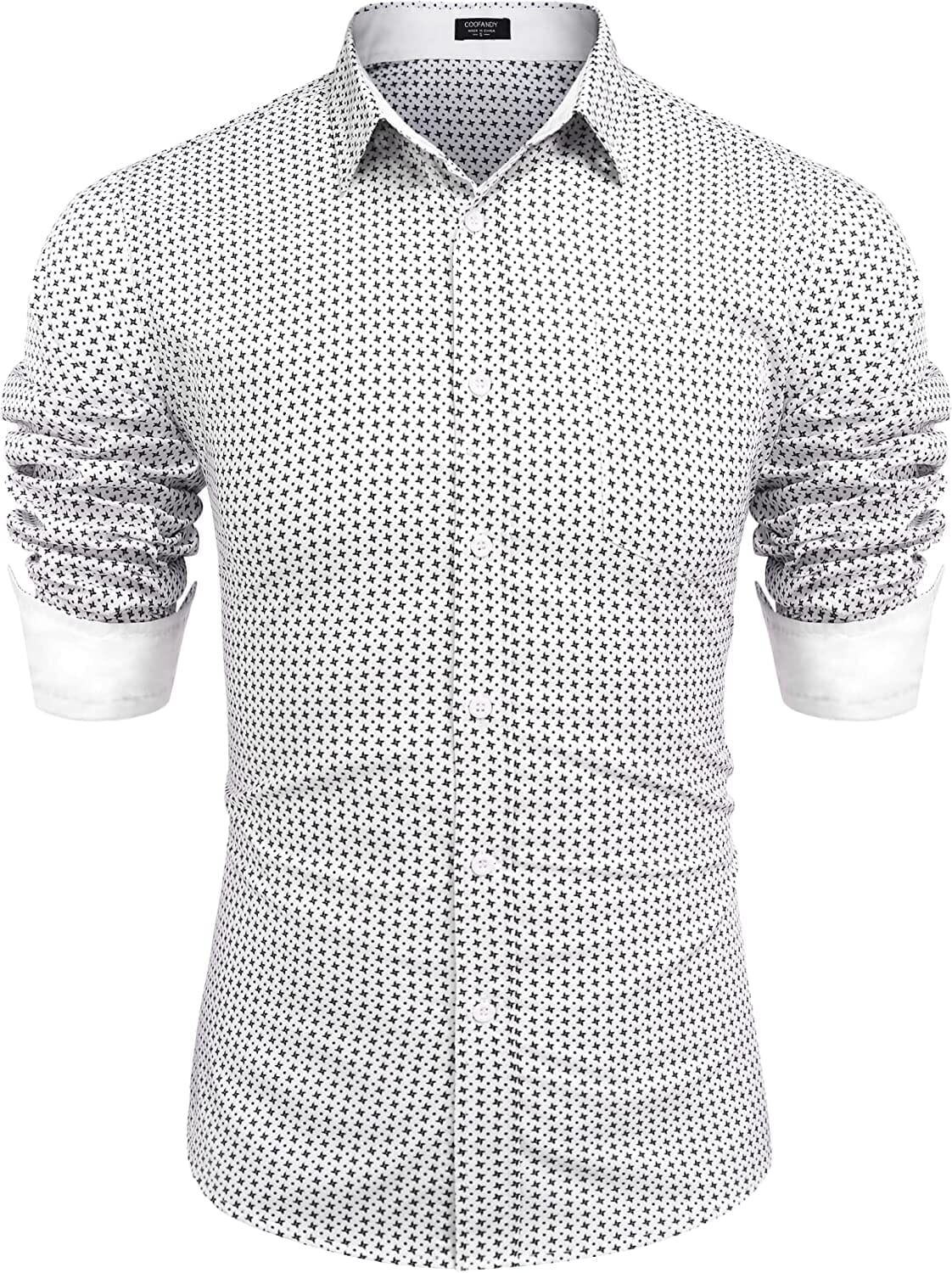Men's Casual Lang Ärmel Hemd (US Only)