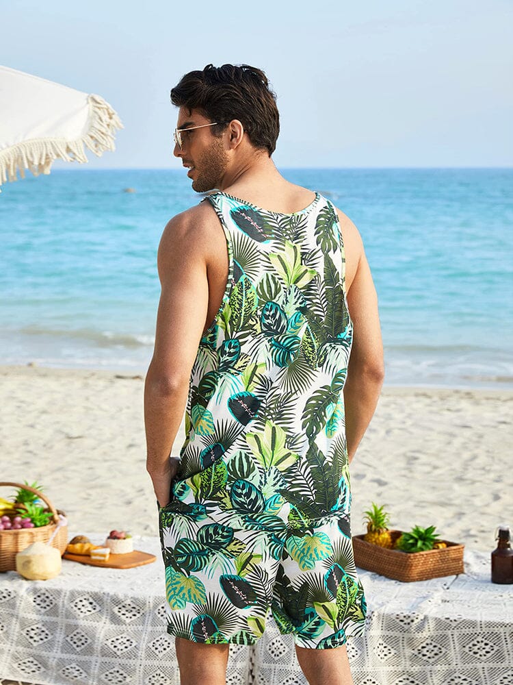 Hawaii Blumen Tank Top Holiday Set