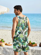 Hawaii Blumen Tank Top Holiday Set