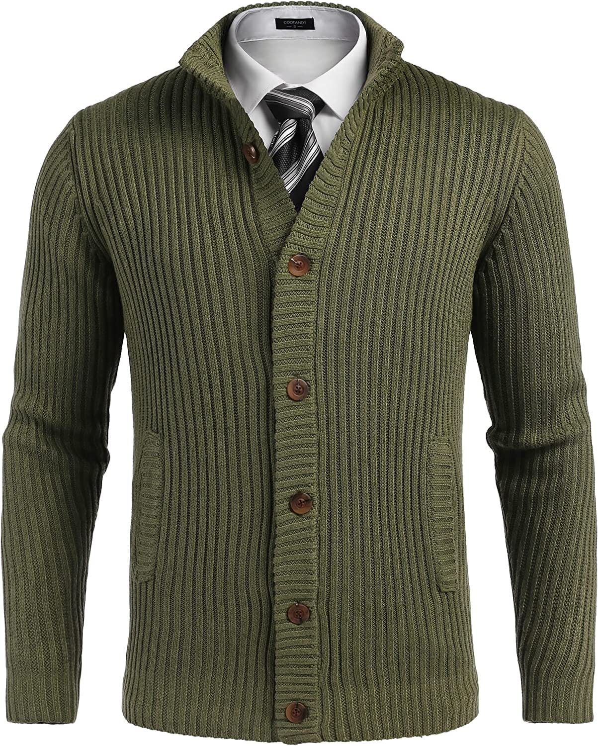 Stand Kragen Knopf Down Pullover