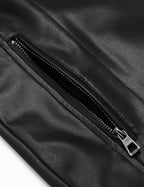 Motorcycle Leather Lightweight Jacke Mantel