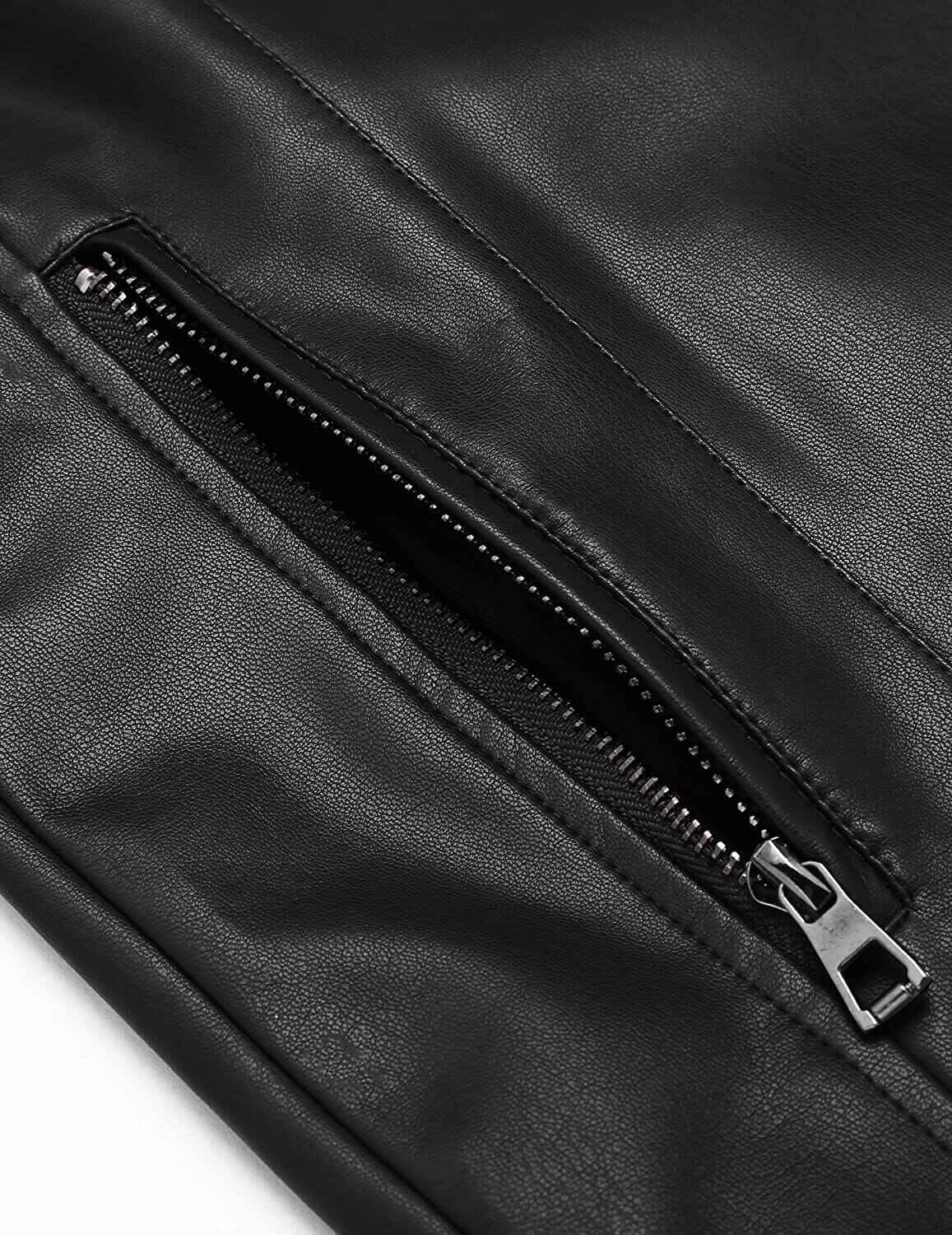 Motorcycle Leather Lightweight Jacke Mantel