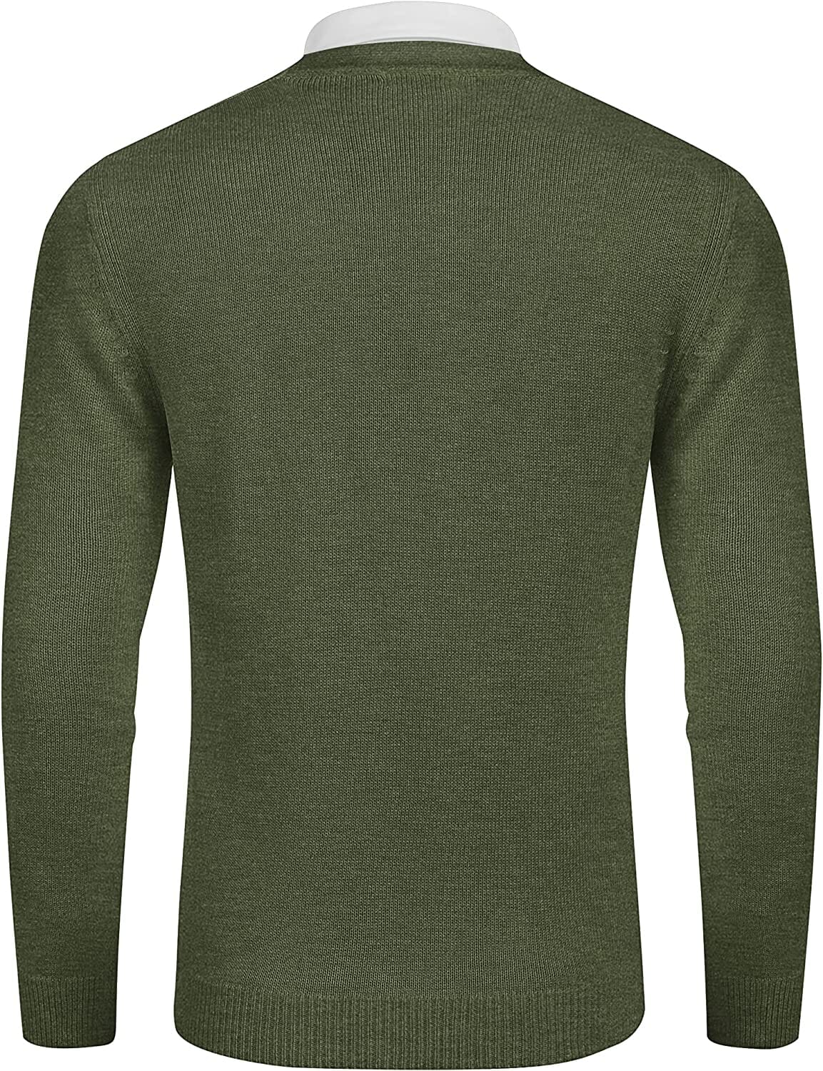 V Neck Lightweight Knopf Down Strick Pullover
