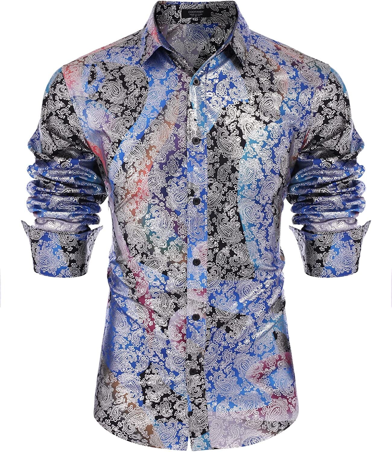 Luxus Design Blumen Dress Hemd