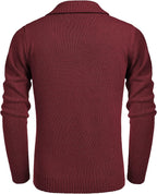 Schalkragen Kragen Pullover Strick Pullover with Pockets