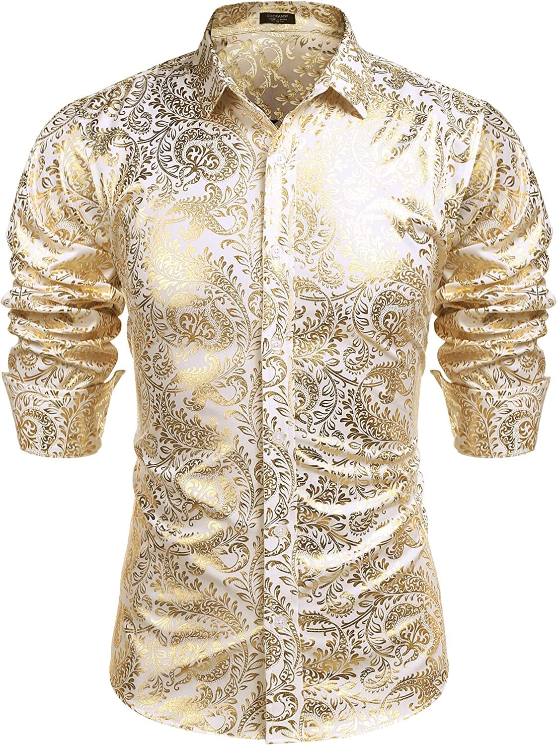 Luxus Design Blumen Dress Hemd