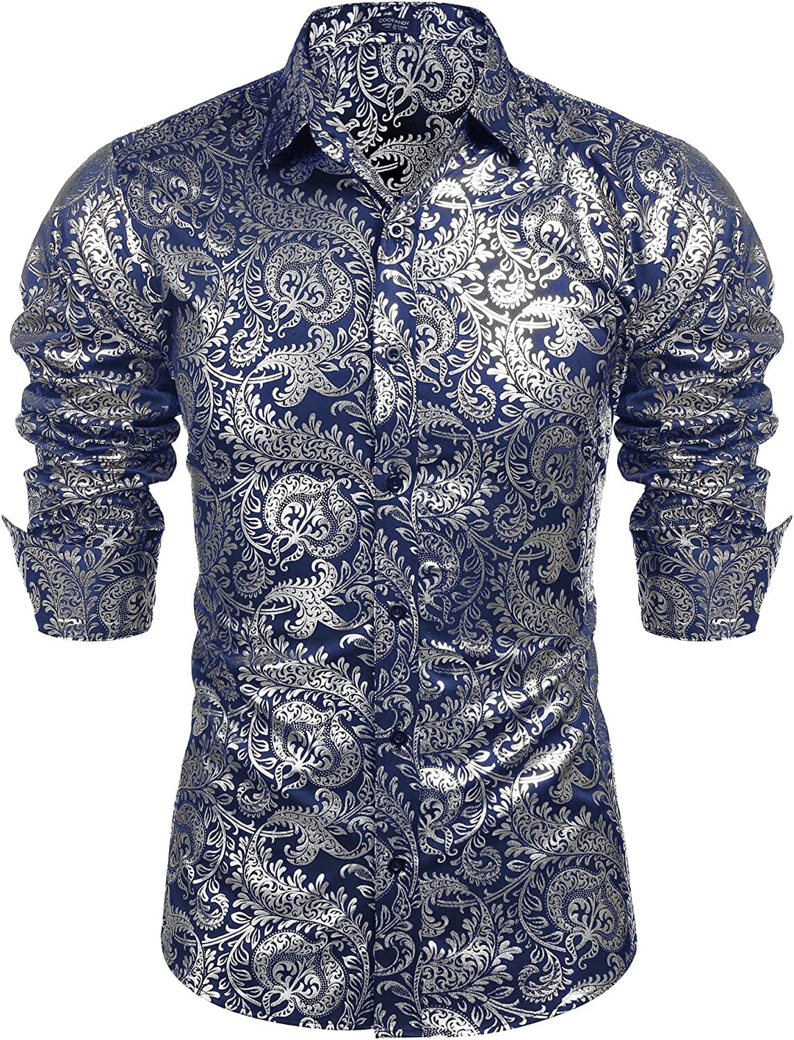 Luxus Design Blumen Dress Hemd