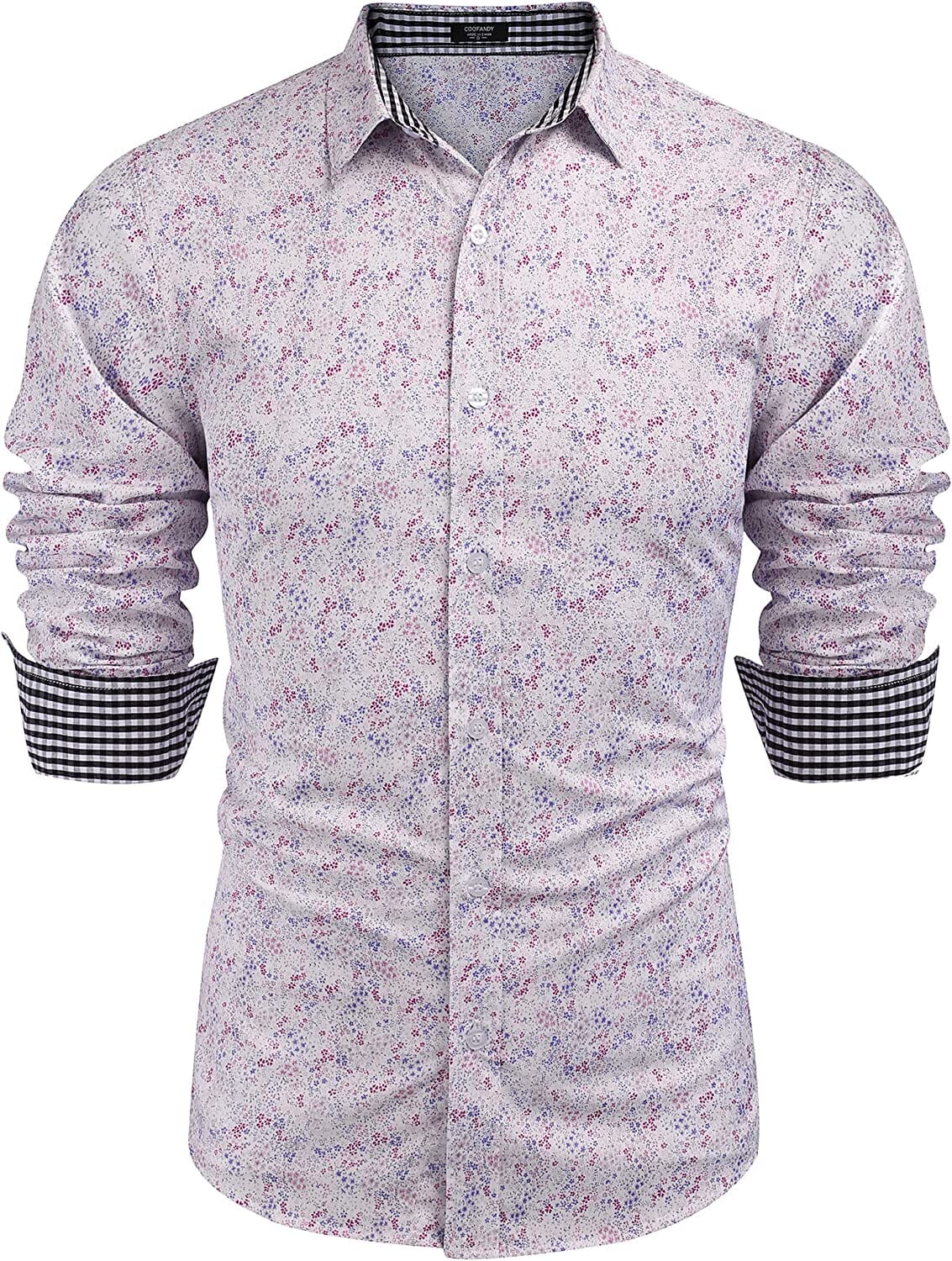 Blumen Knopf Down Flower Printed Hemd