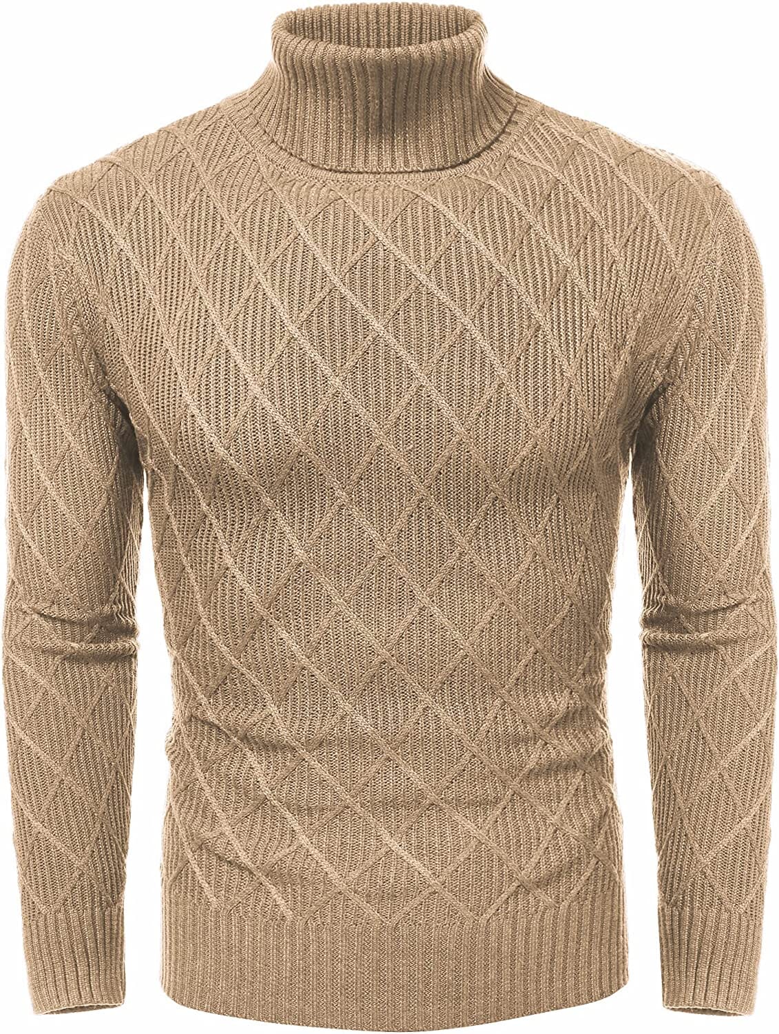 Slim Fit Dick Baumwolle Pullover Rollkragen Pullover
