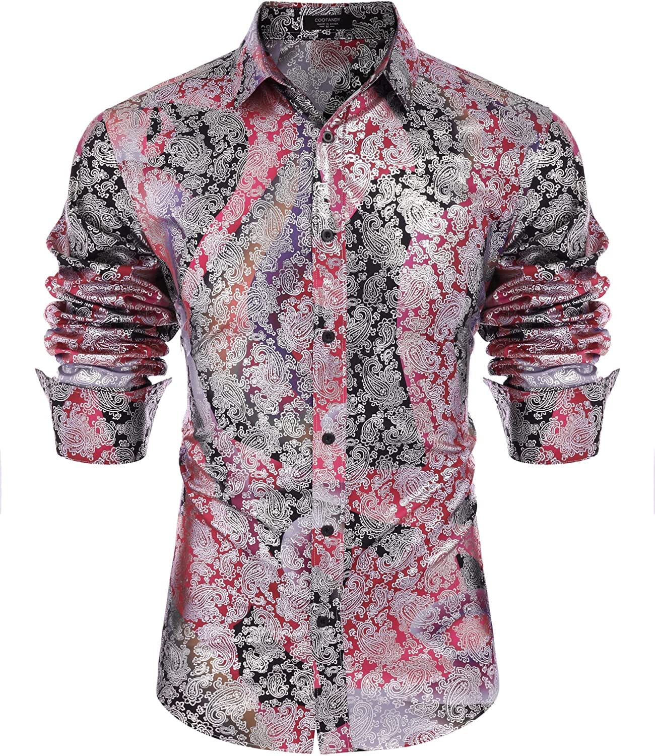 Luxus Design Blumen Dress Hemd