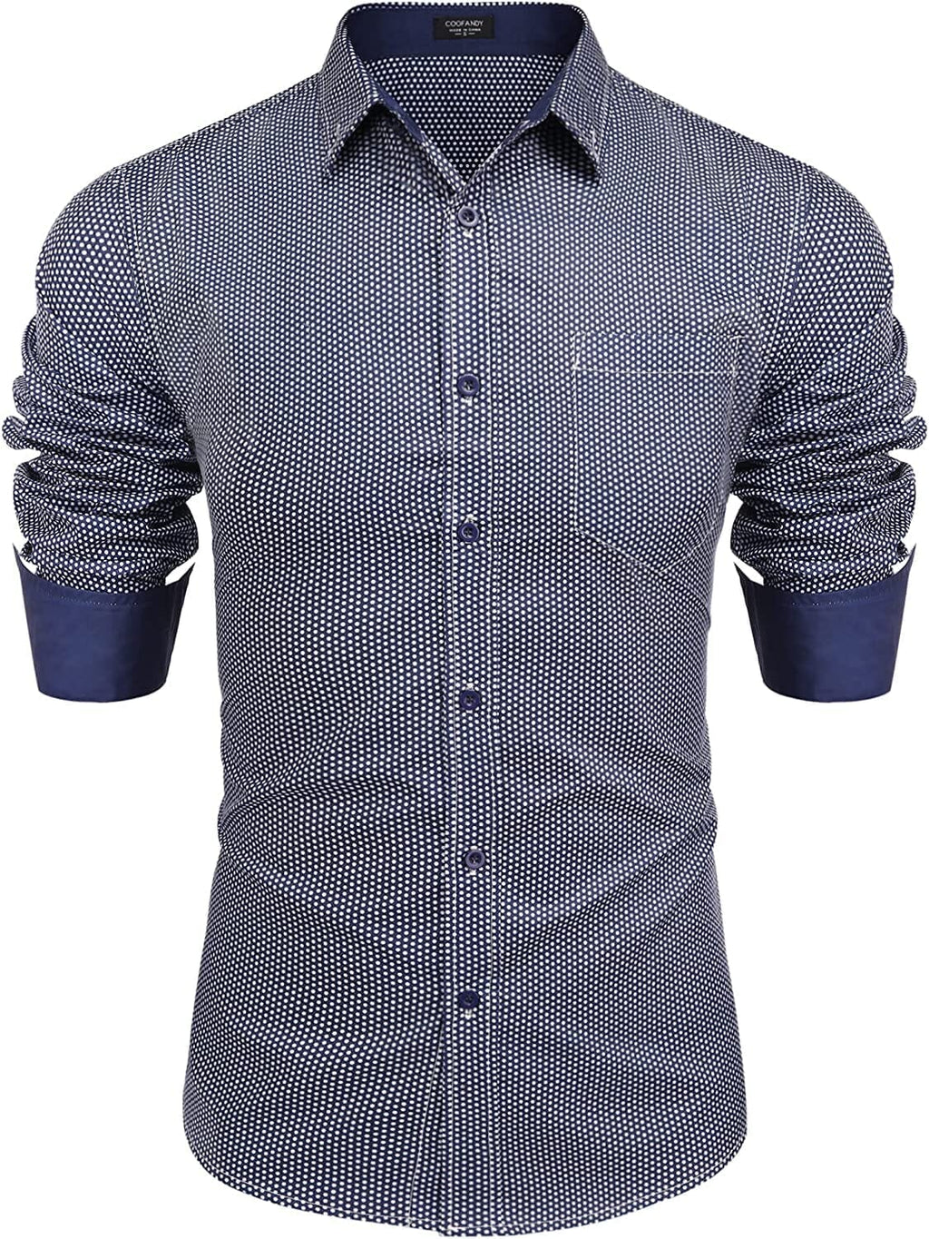 Men's Casual Lang Ärmel Hemd (US Only)