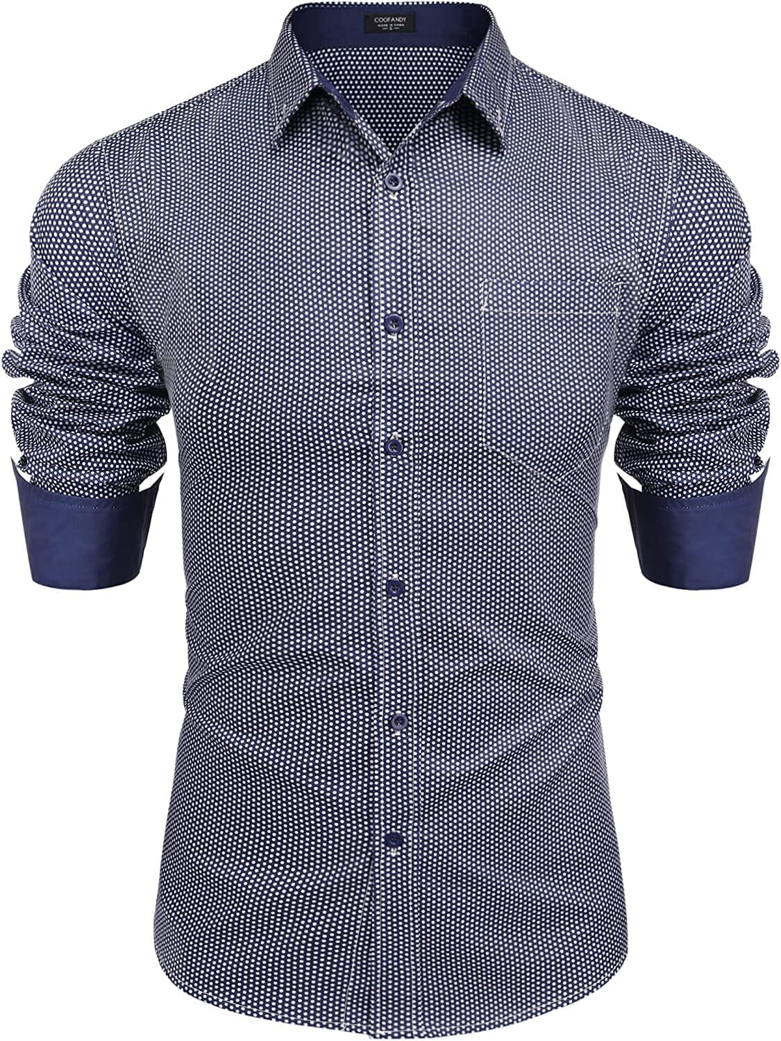 Men's Casual Lang Ärmel Hemd (US Only)