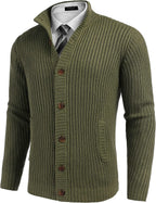 Stand Kragen Knopf Down Pullover